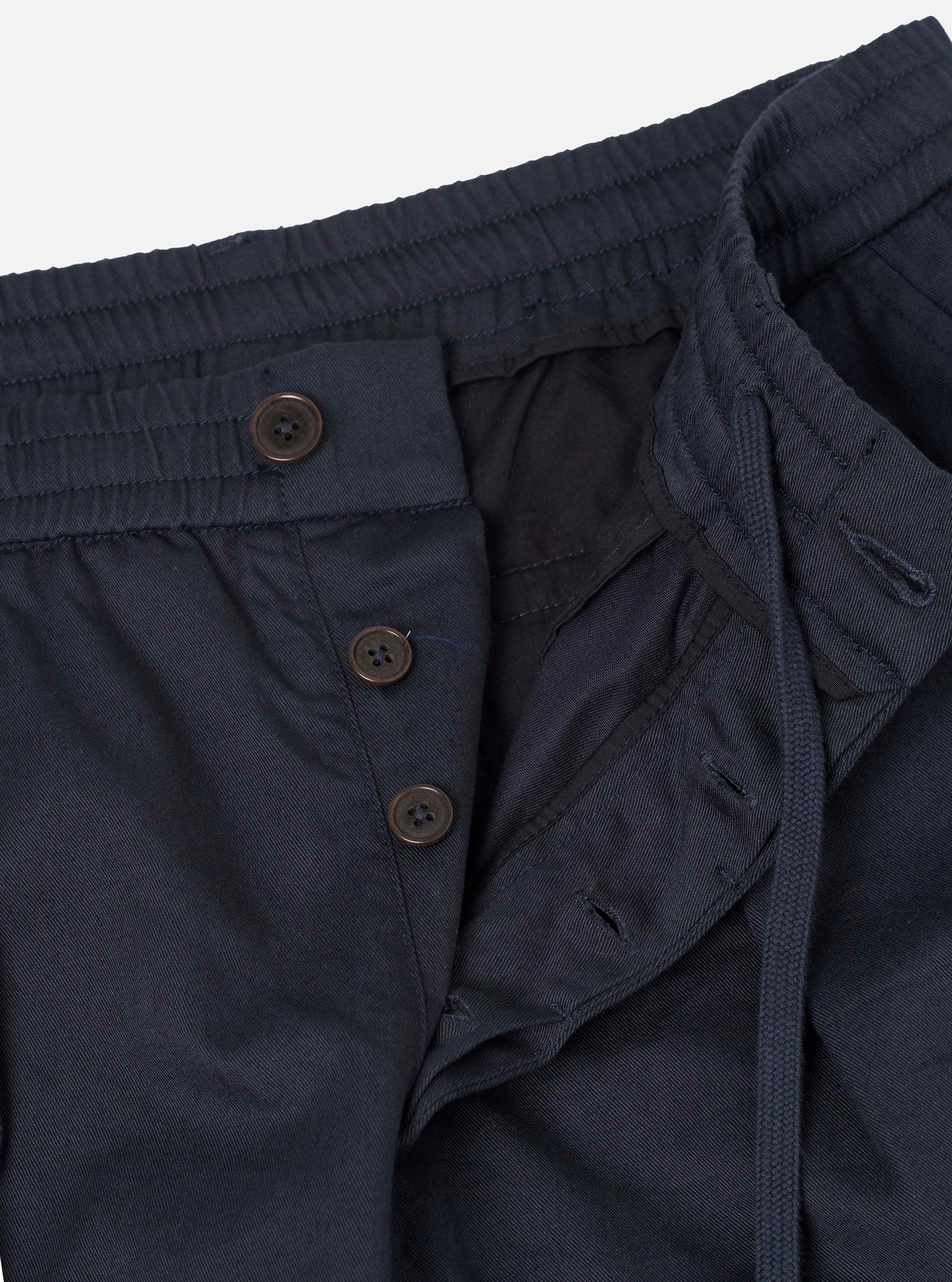 Navy Twill Oxford Pant
