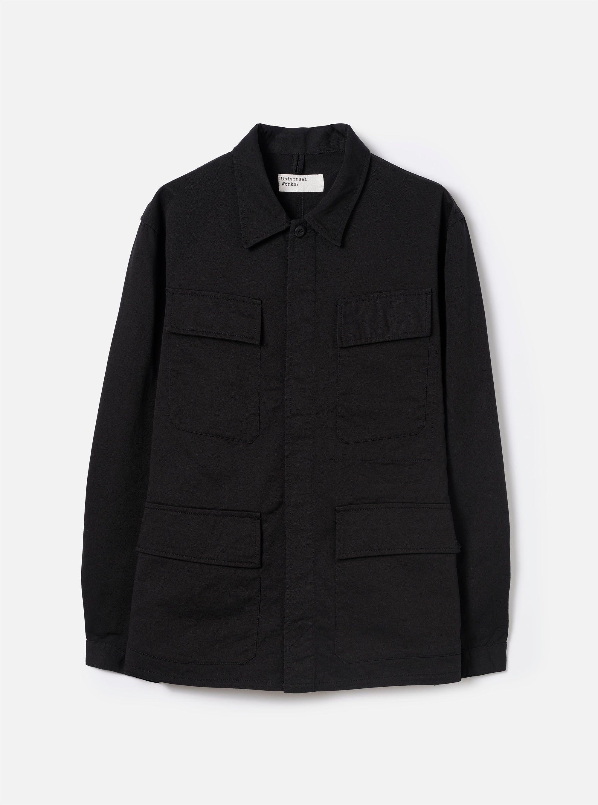 Black Twill MW Fatigue Jacket