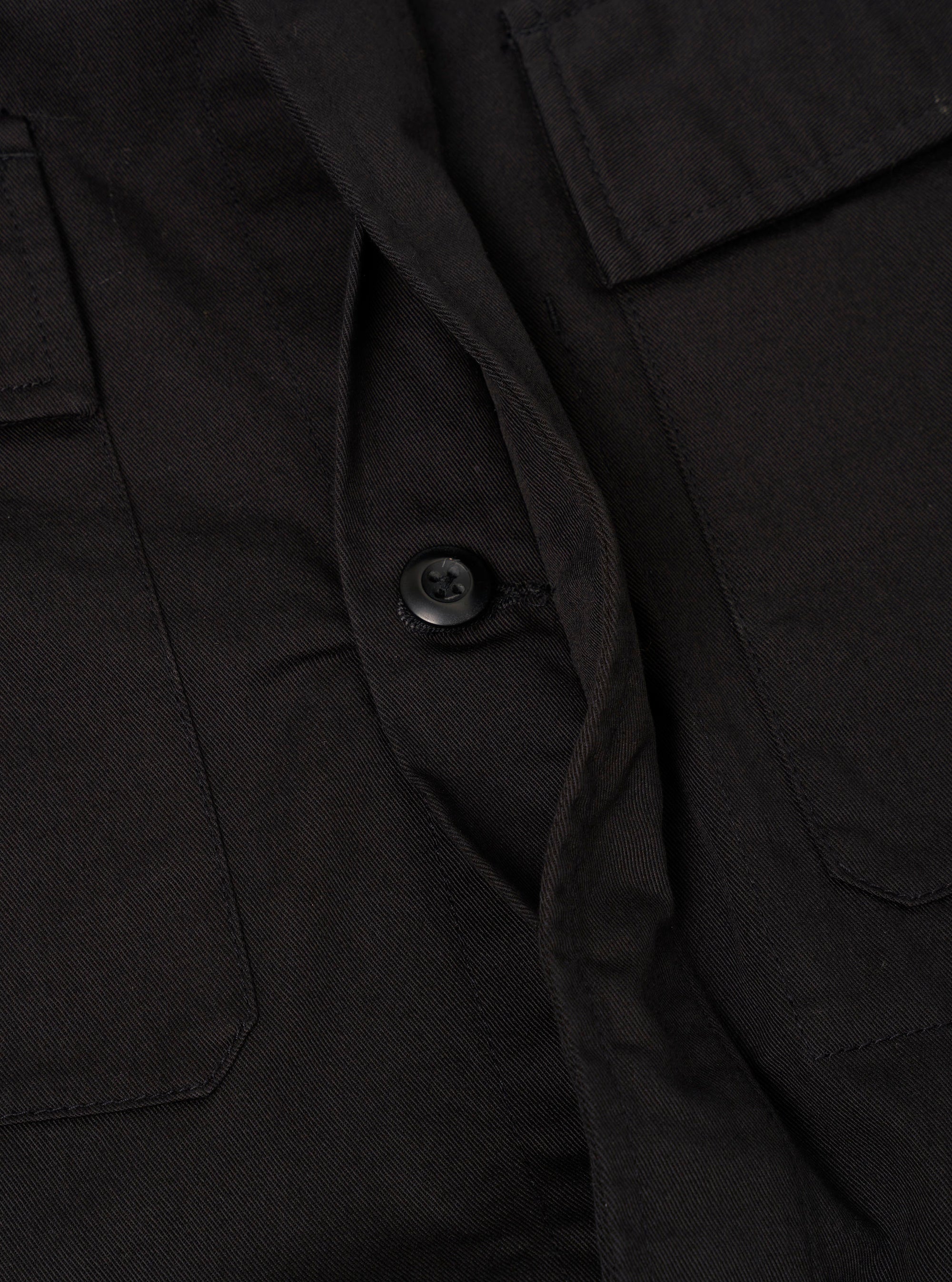 Black Twill MW Fatigue Jacket