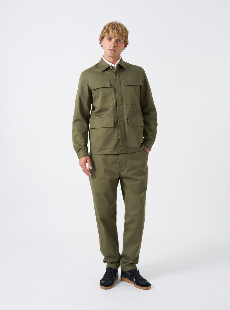 Light Olive Twill MW Fatigue Jacket
