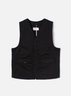 Black Twill Field Waistcoat