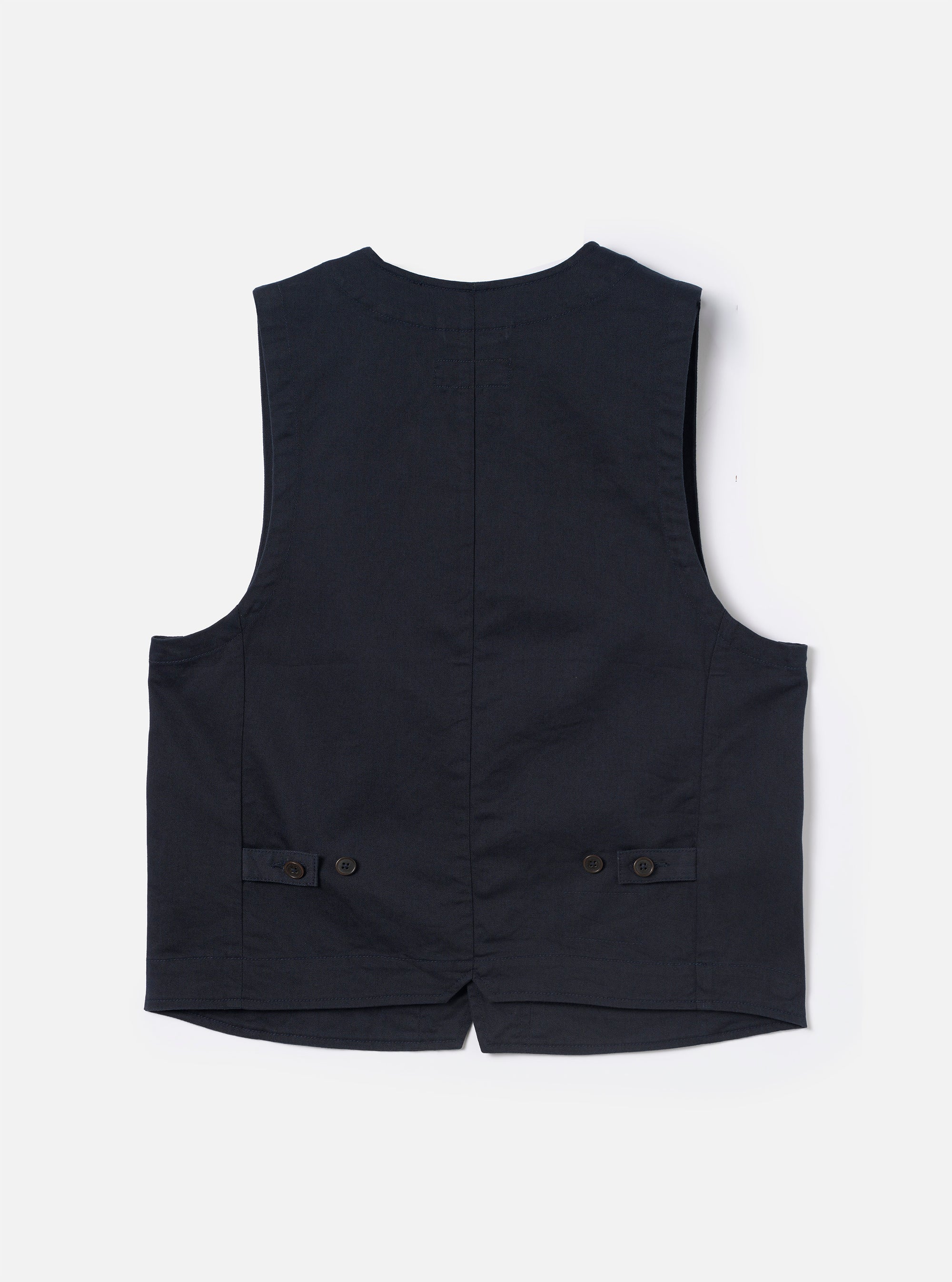 Navy Twill Field Waistcoat
