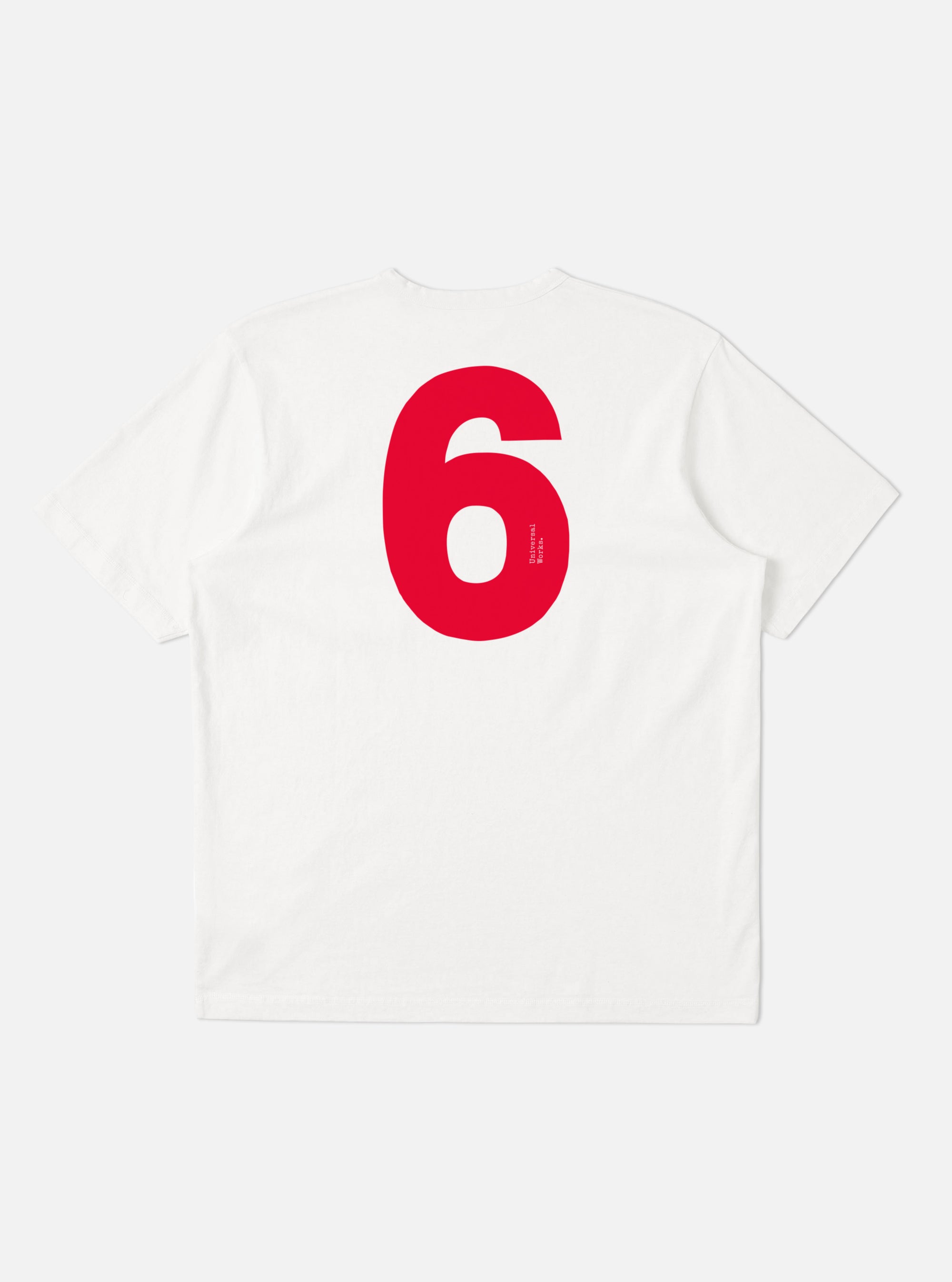 White Single Jersey Charity Football Tee