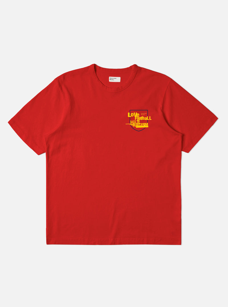 Red Single Jersey Charity Football Tee