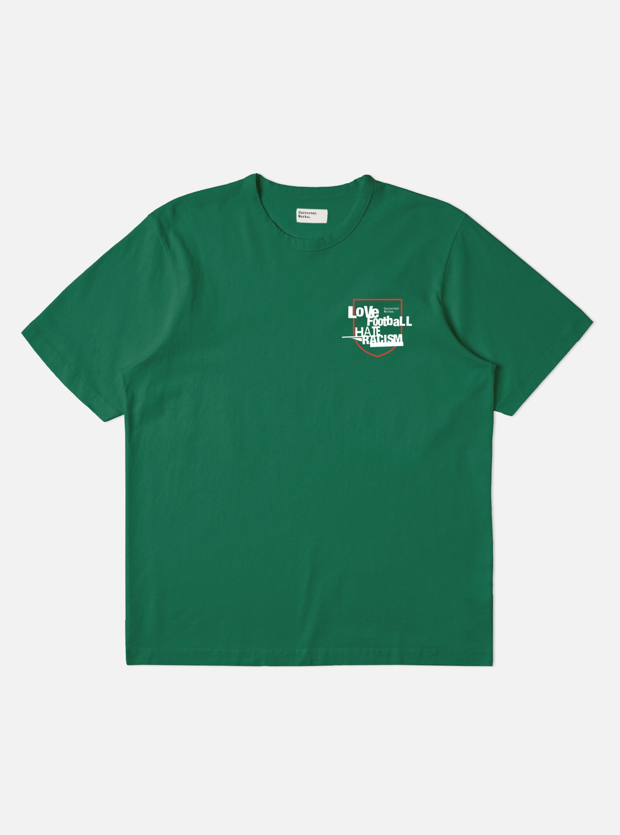 Green Single Jersey Charity Football Tee