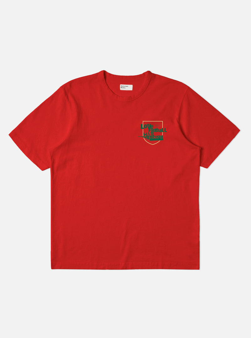 Red Single Jersey Charity Football Tee