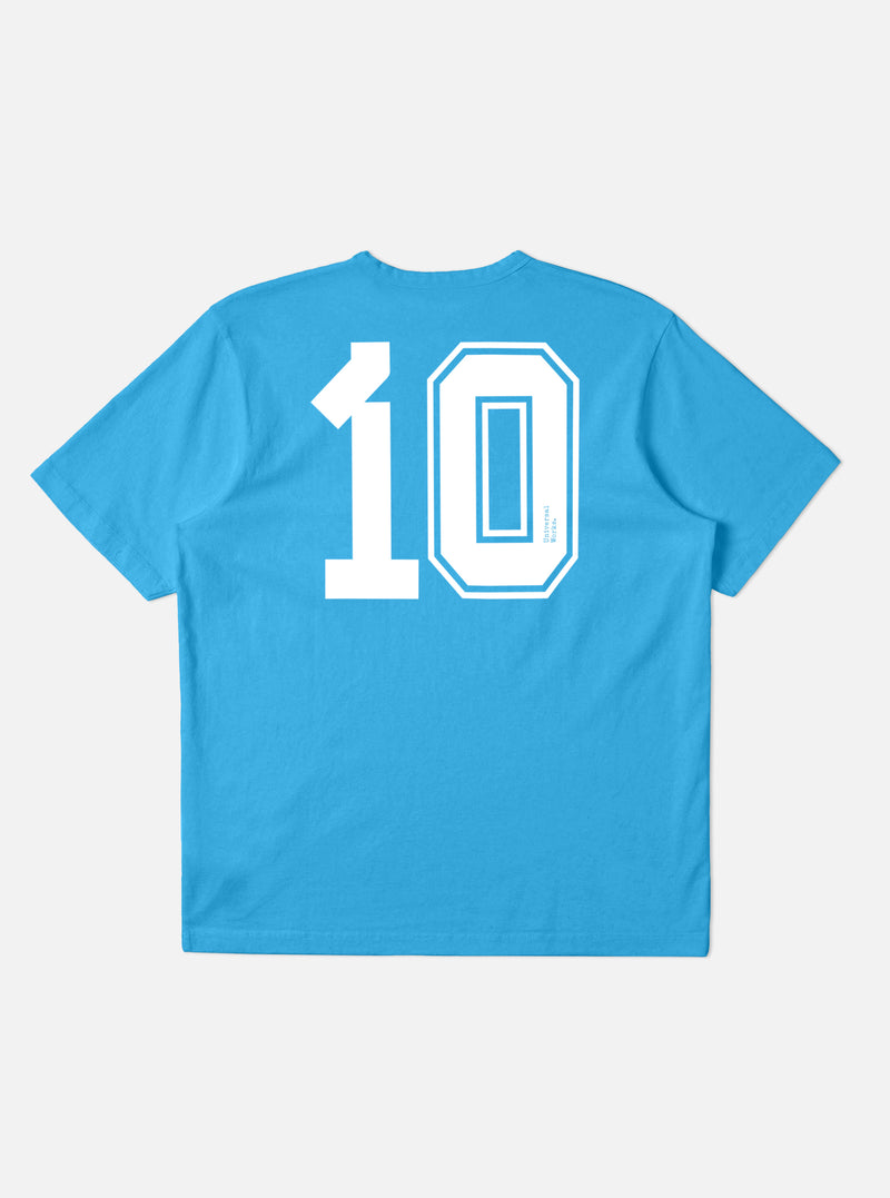 Sky Blue Single Jersey Charity Football Tee