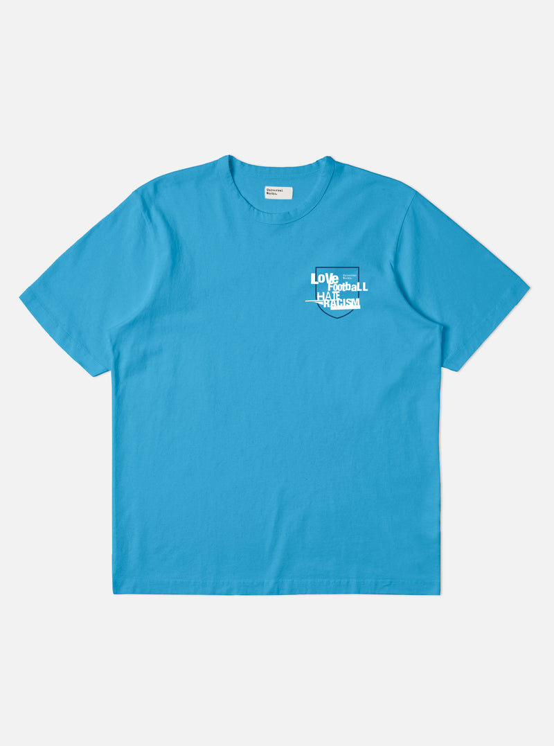 Sky Blue Single Jersey Charity Football Tee