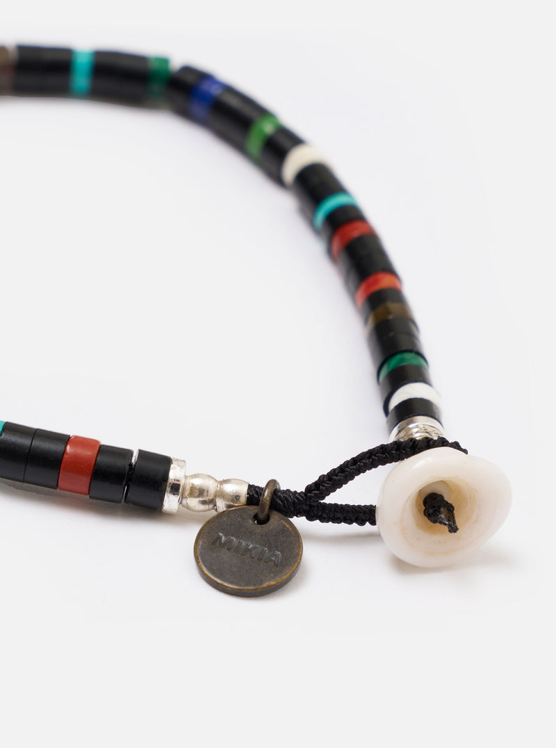 Mikia Jet Multi Heishi Beads Bracelet