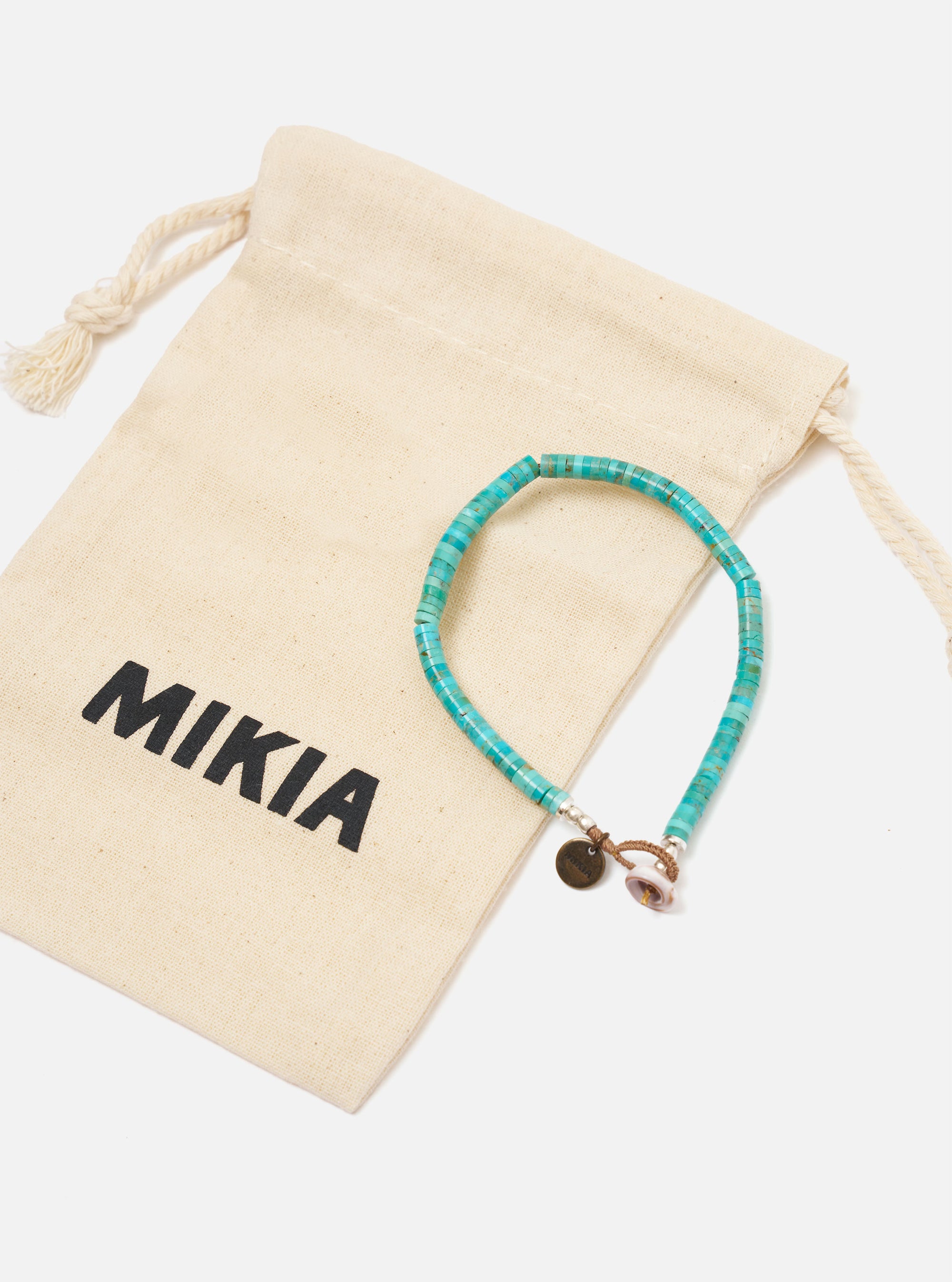 Mikia Turquoise Heishi Beads Bracelet