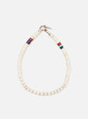 Mikia Magnesite Silver Heishi Bracelet