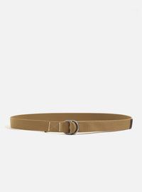 Dark Sand Canvas O Ring Belt