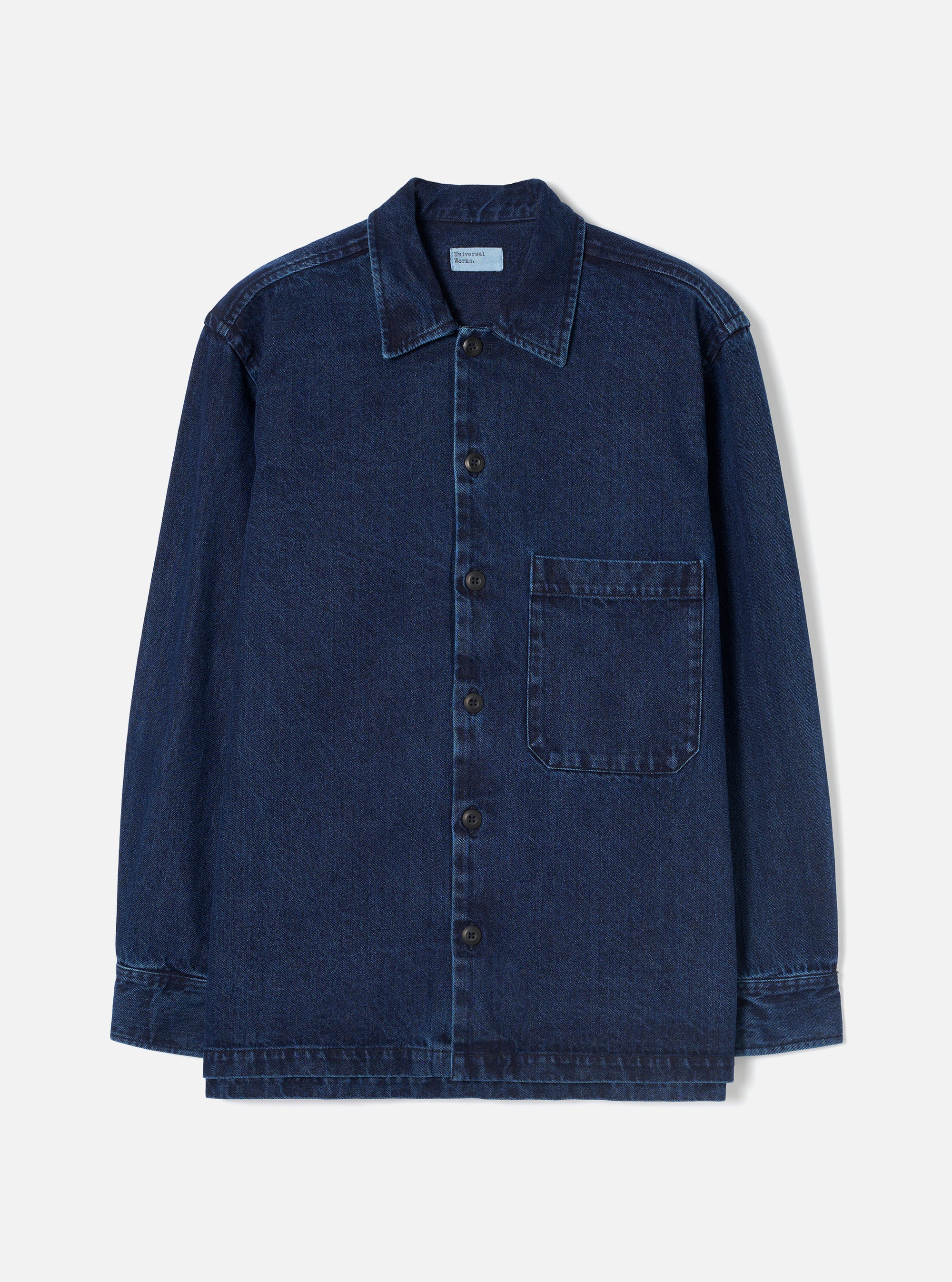 Indigo Work Denim Fatigue Shirt