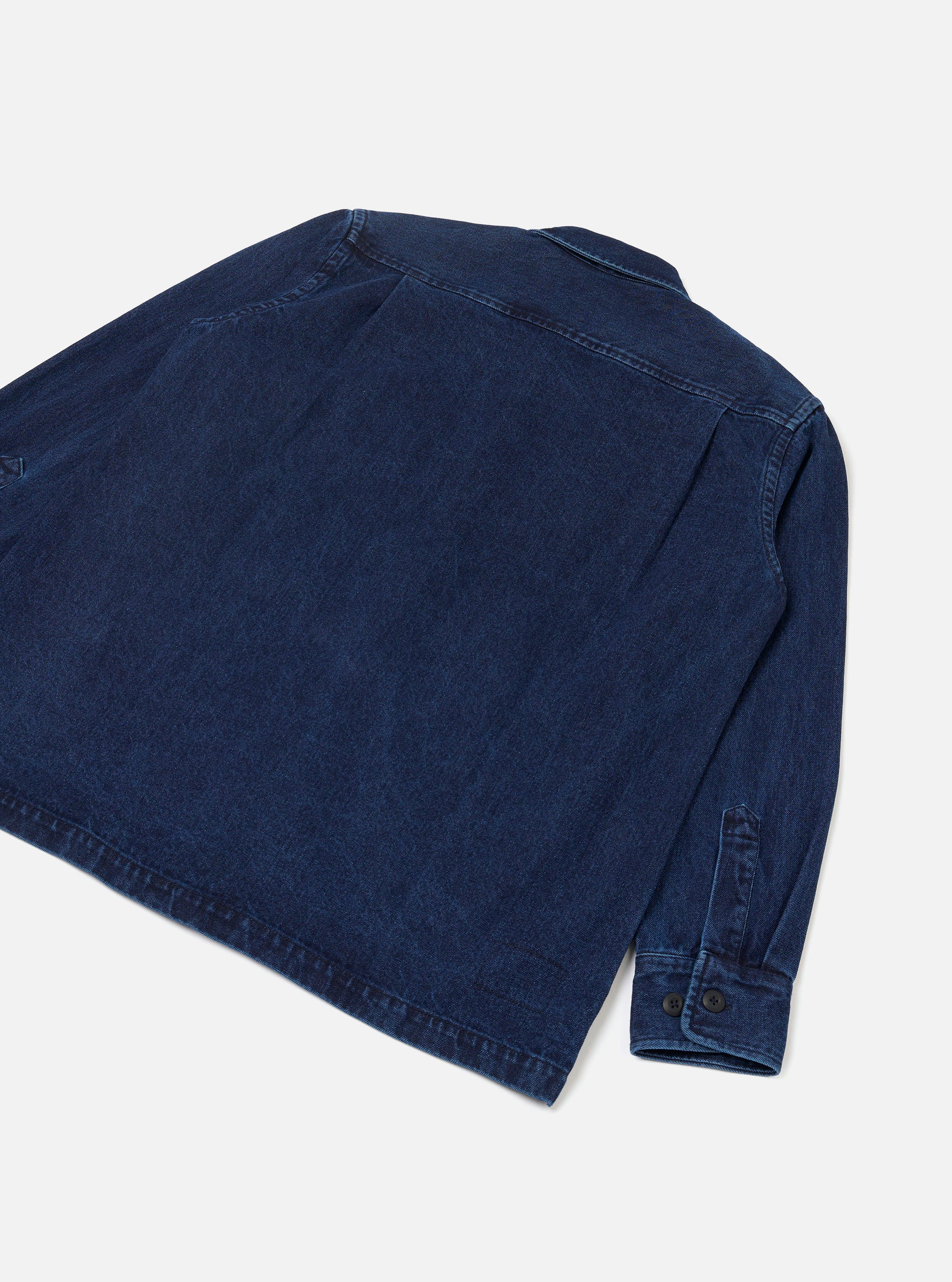 Indigo Work Denim Fatigue Shirt