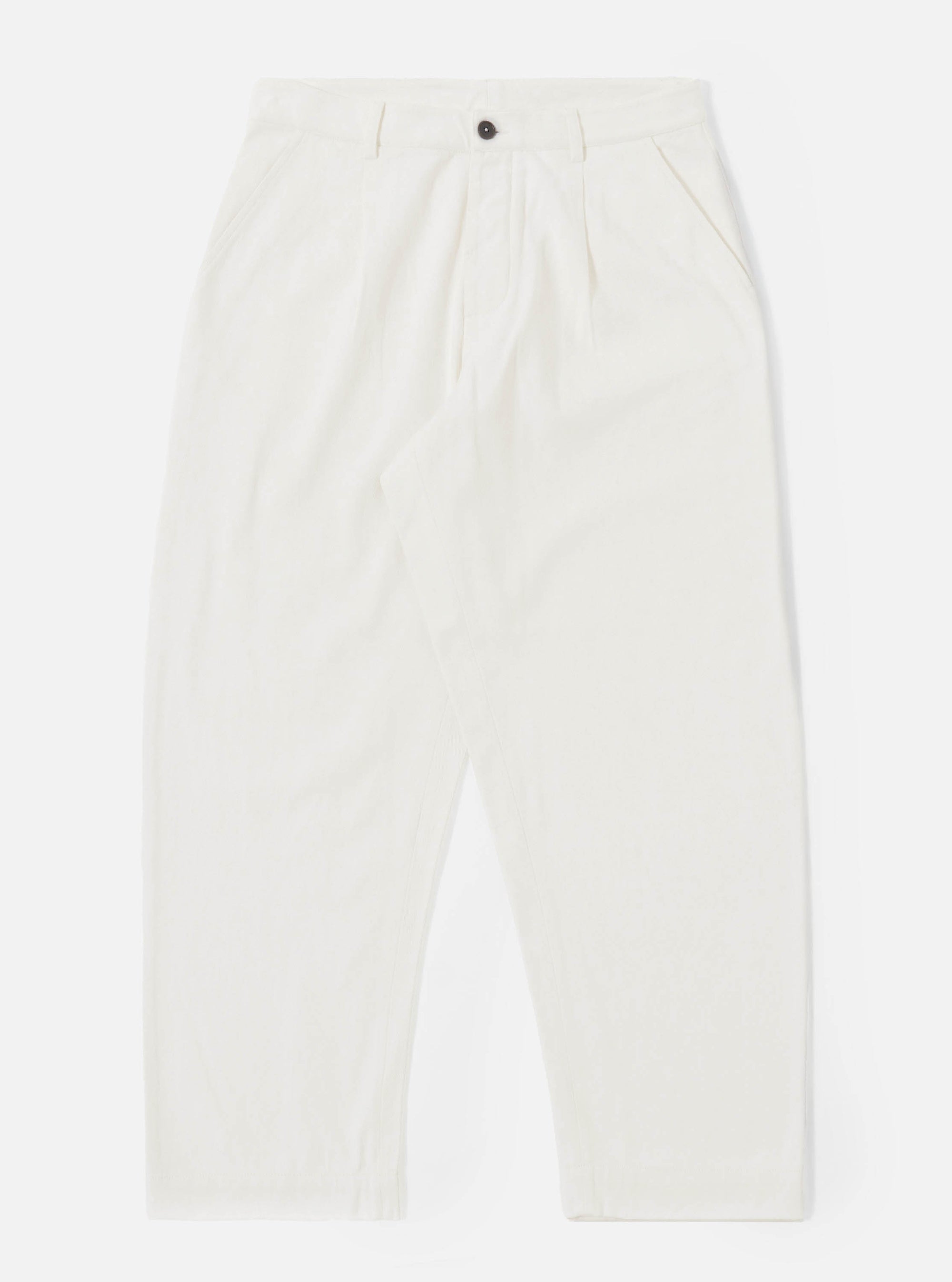 Ecru Slub Drill Duke Pant
