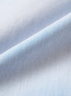 A close-up fabric swatch of the Navy Kennedy Stripe Duke Pant displays the navy blue color and the distinct vertical stripe pattern. The image focuses on the texture of the cotton fabric, which fills the entire frame.