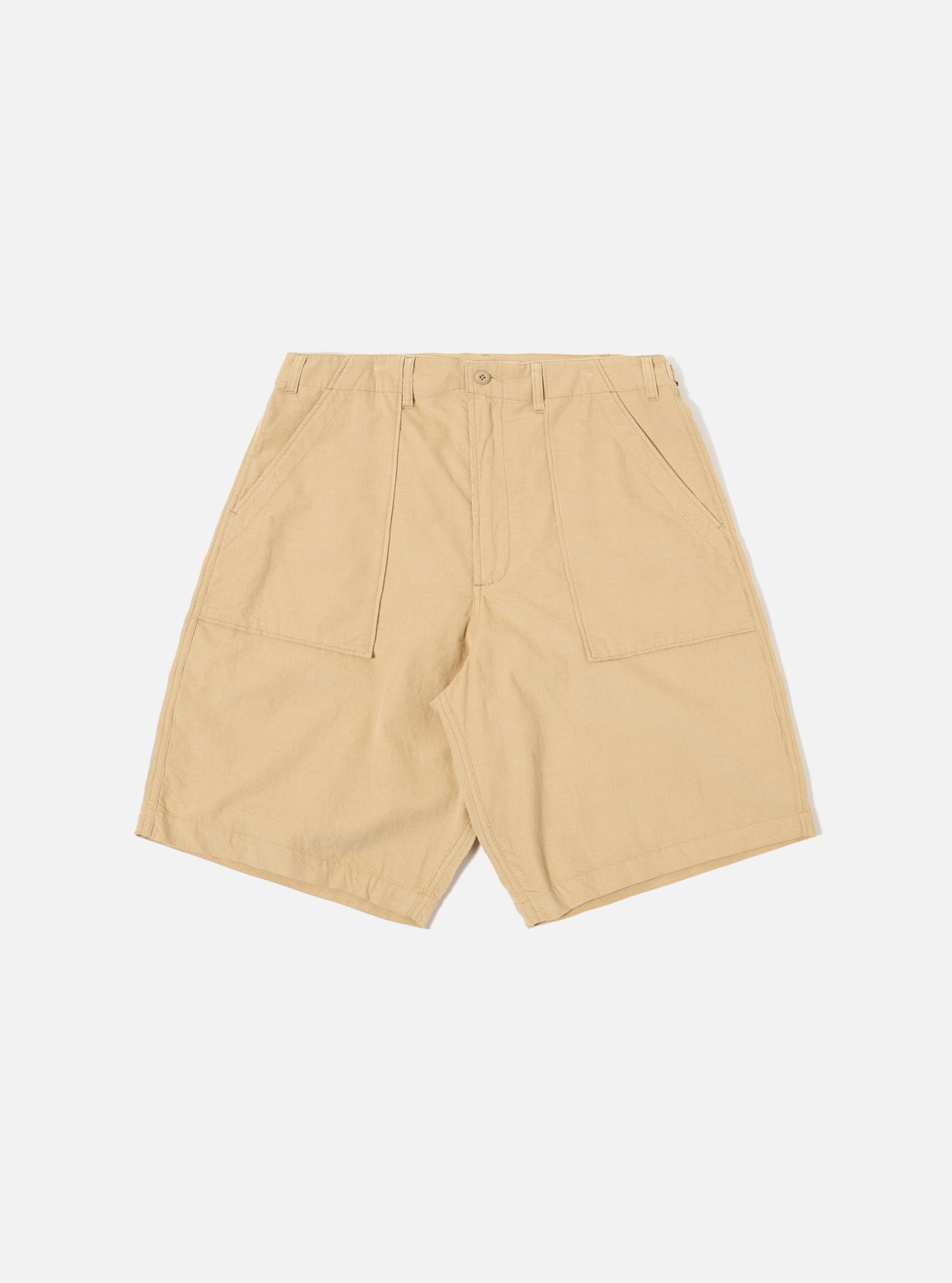 Sand Organic Fine Cord Fatigue Short