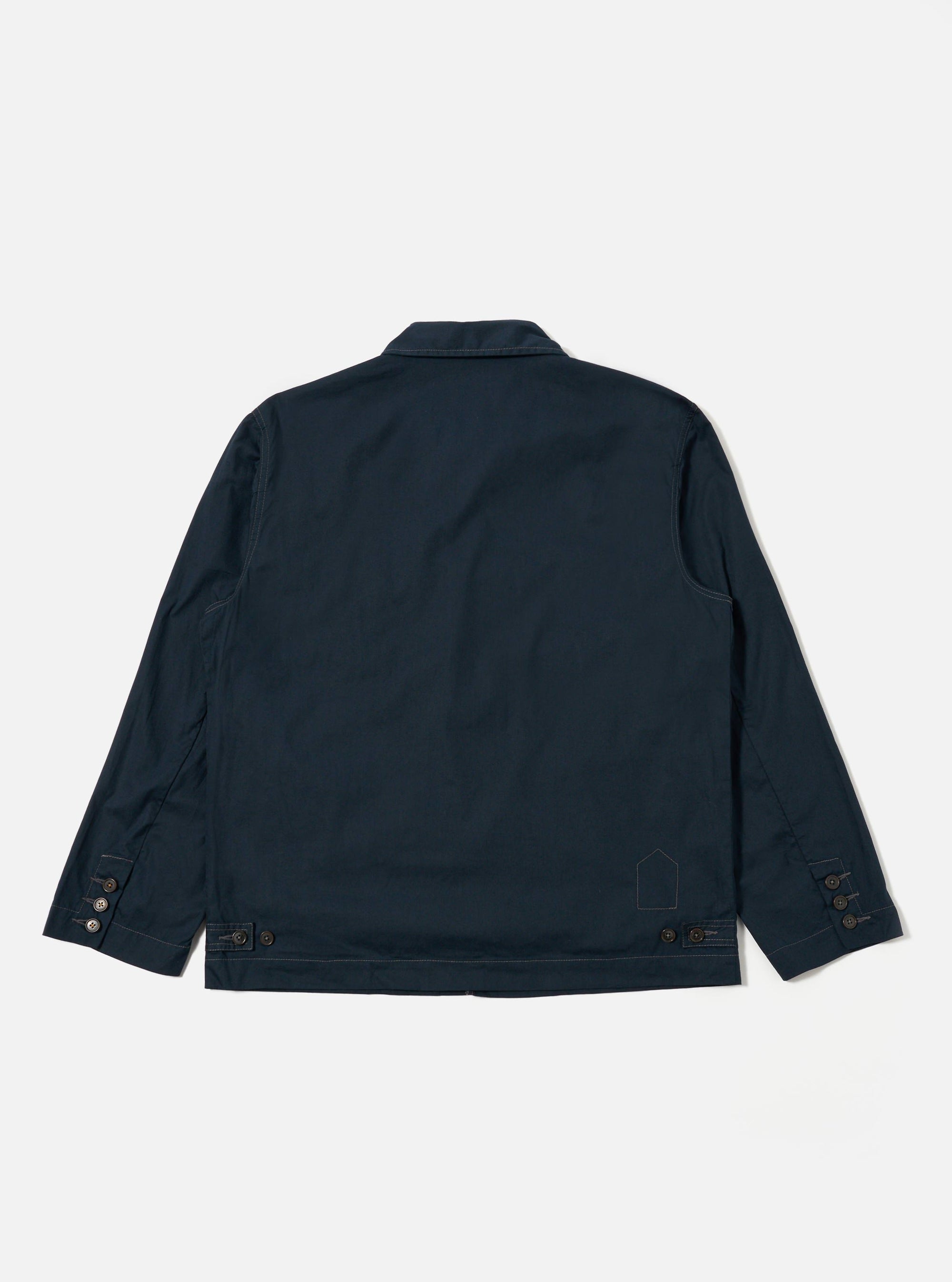 A. SOCIETY x Universal Works Navy Broadcloth Starline Jacket
