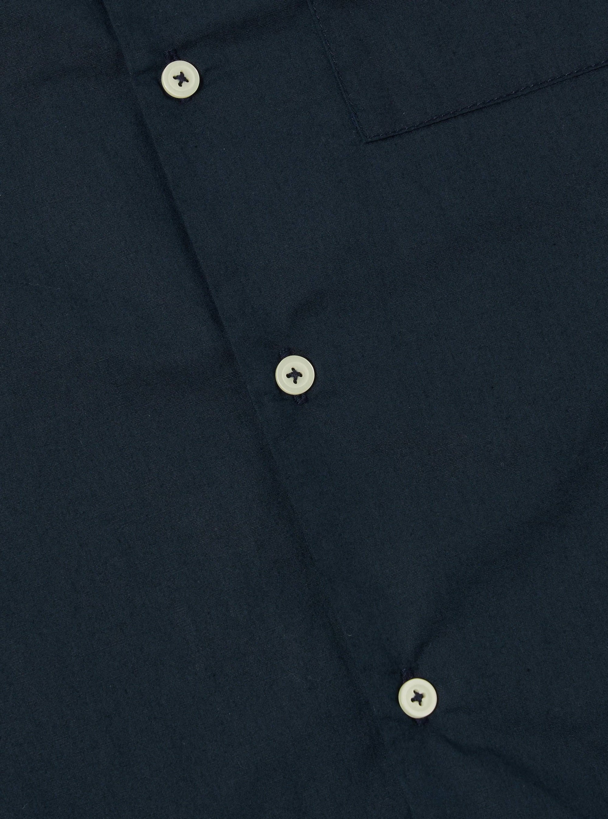A. SOCIETY x Universal Works Navy Broadcloth Camp Shirt