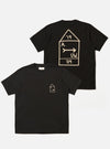 A. SOCIETY x Universal Works Black Single Jersey Print Tee