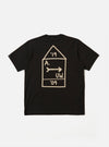 A. SOCIETY x Universal Works Black Single Jersey Print Tee