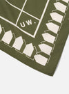 A. SOCIETY x Universal Works Olive Cambric Neckerchief
