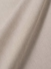 A close-up fabric swatch of the Brown Kennedy Stripe Franck Jacket highlights the brown color and the distinct vertical stripe pattern of the material.
