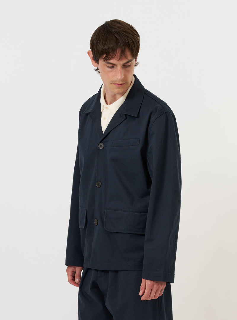 Navy Twill Franck Jacket
