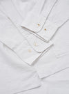 The White Seersucker Double Lucky Shirt is shown in a close-up fabric swatch image. The crisp white fabric features the characteristic puckered, rippled texture of seersucker shirting.