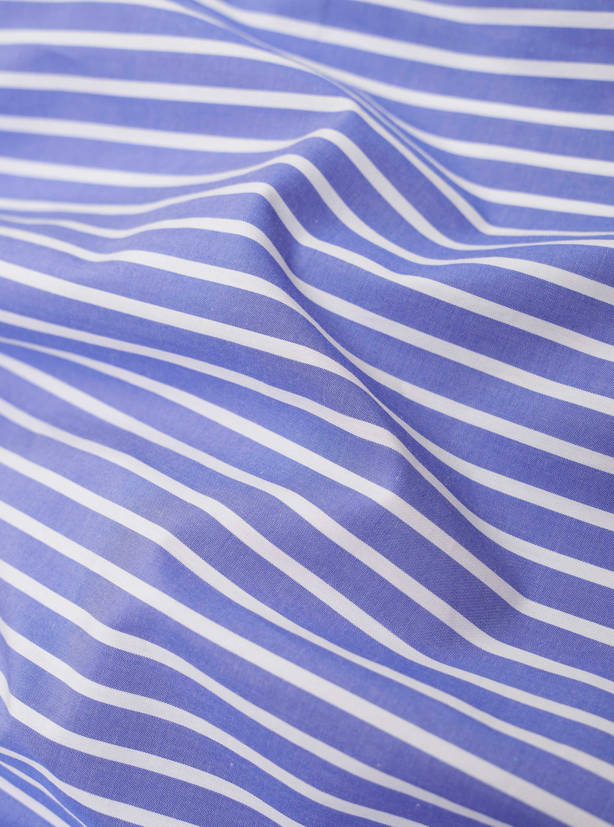 Blue Cotton Stripe Boxer Short
