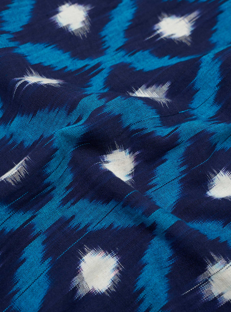 Indigo Diamond Ikat Pyjama Short