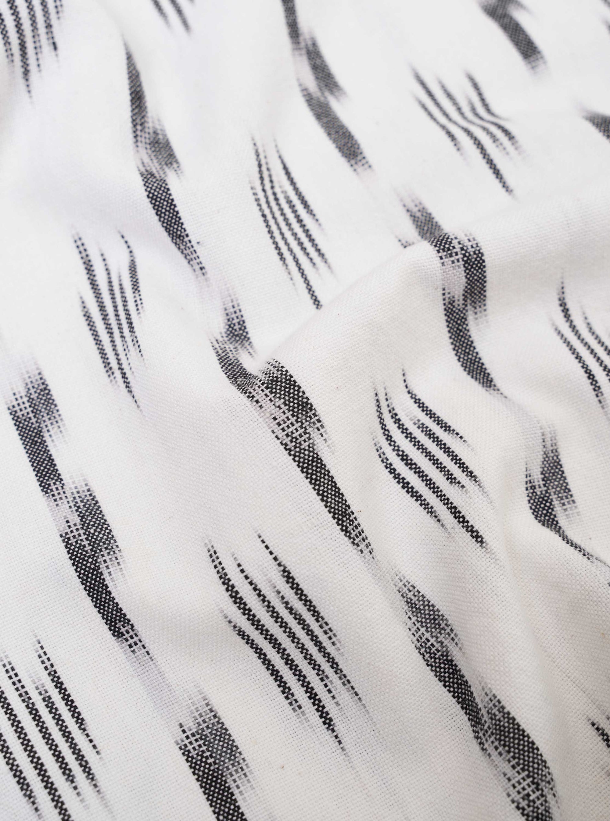 Ecru Ikat Lines Pyjama Short