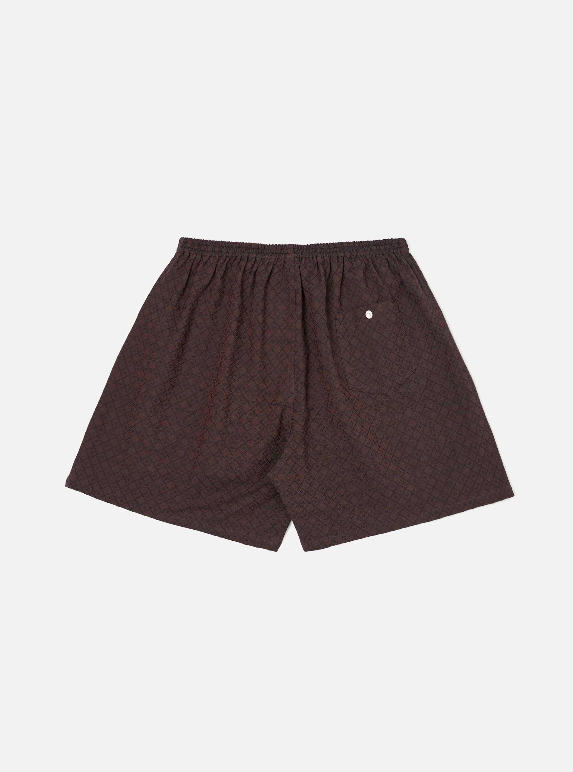 Brown Diamond Dobby Boxer Short