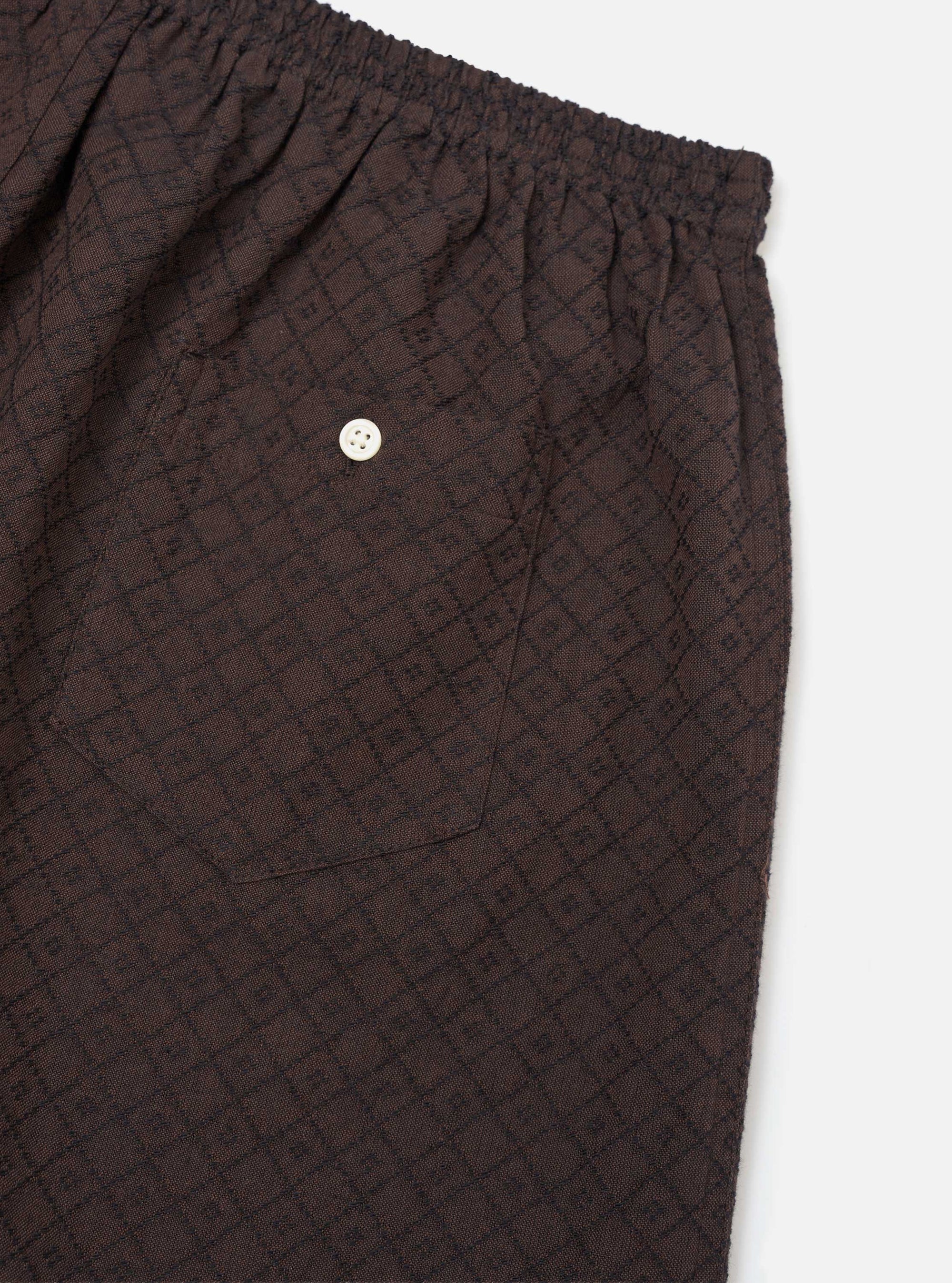 Brown Diamond Dobby Boxer Short