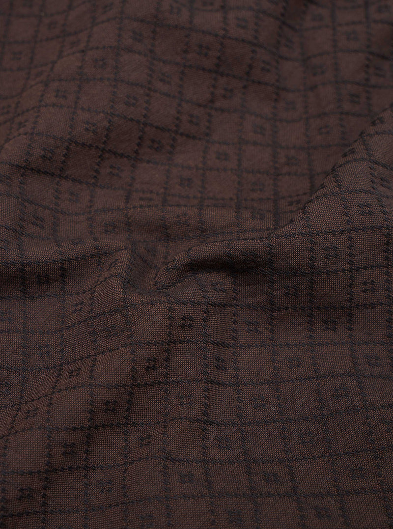 Brown Diamond Dobby Boxer Short