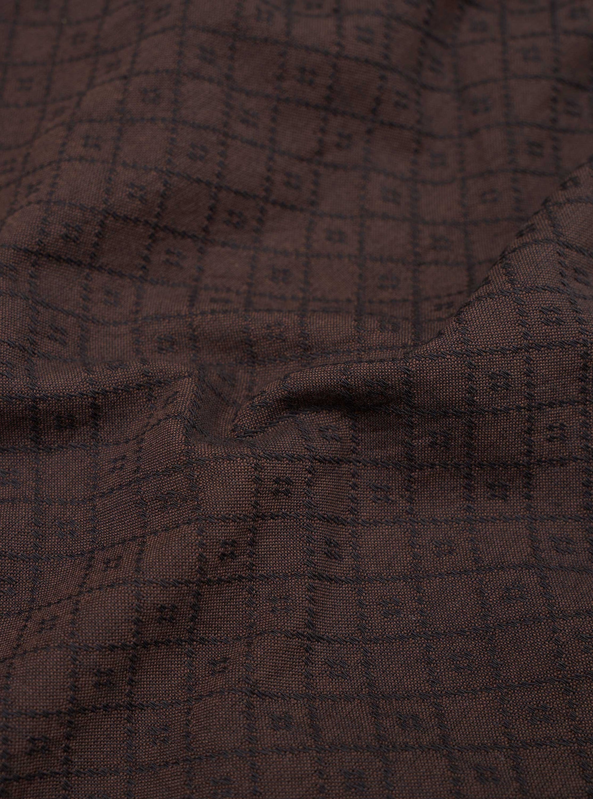 Brown Diamond Dobby Boxer Short
