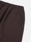 Brown Diamond Dobby Pyjama Set