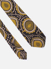 Olive Cape Block Print Tie