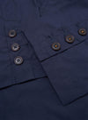 Navy Peached Poplin Manor Jacket