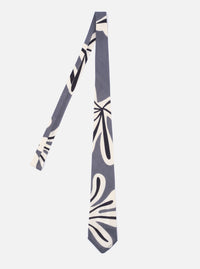 Grey Baja Print Tie
