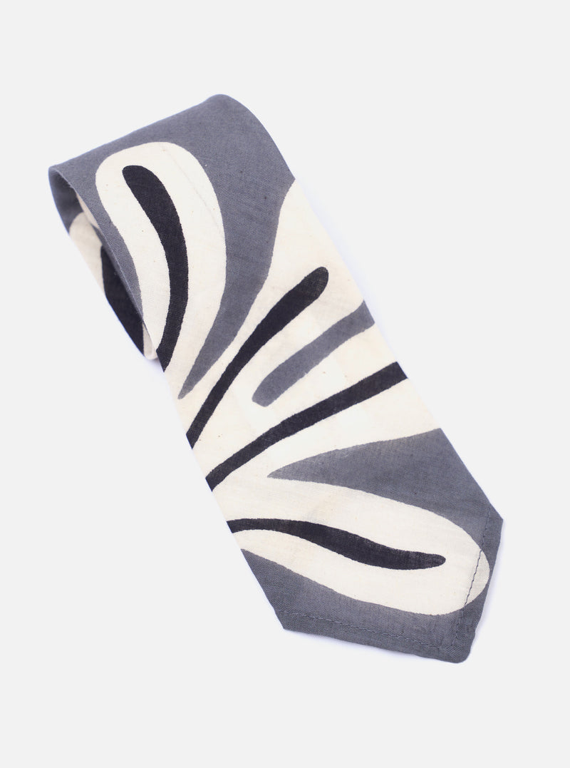 Grey Baja Print Tie