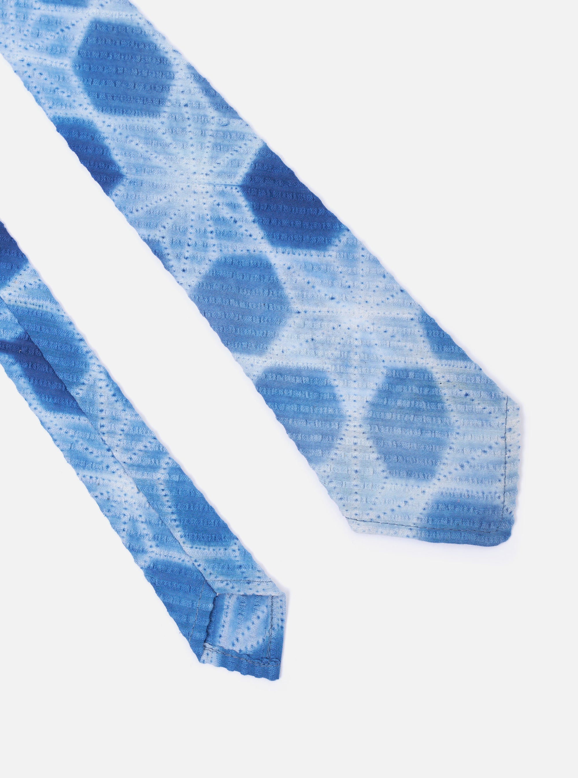 Indigo Needle Tie N Dye Tie
