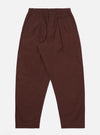 Brown Peached Poplin Oxford Pant