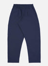 Navy Peached Poplin Oxford Pant