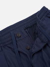 Navy Peached Poplin Oxford Pant
