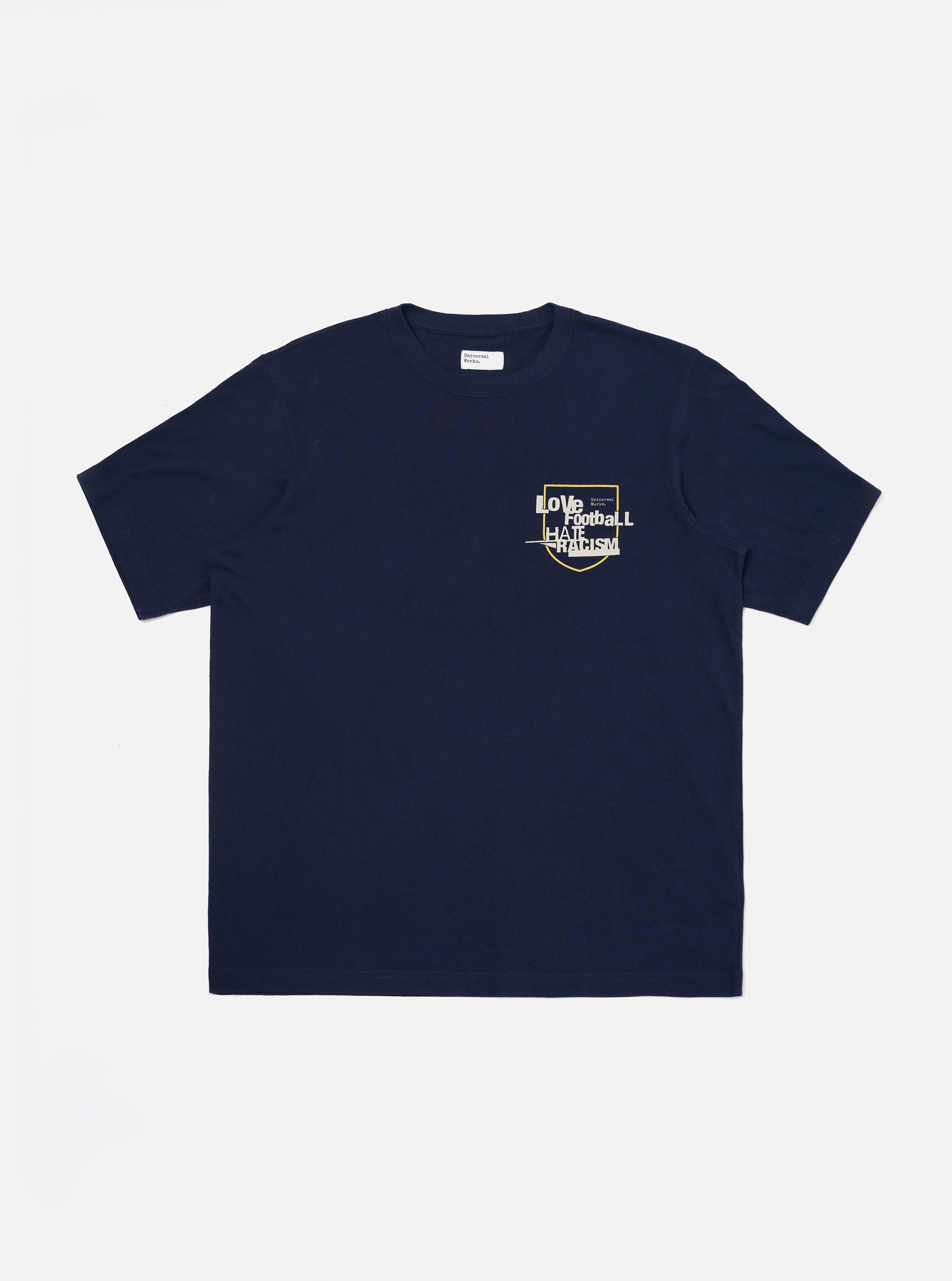 Navy Single Jersey Charity Football Tee