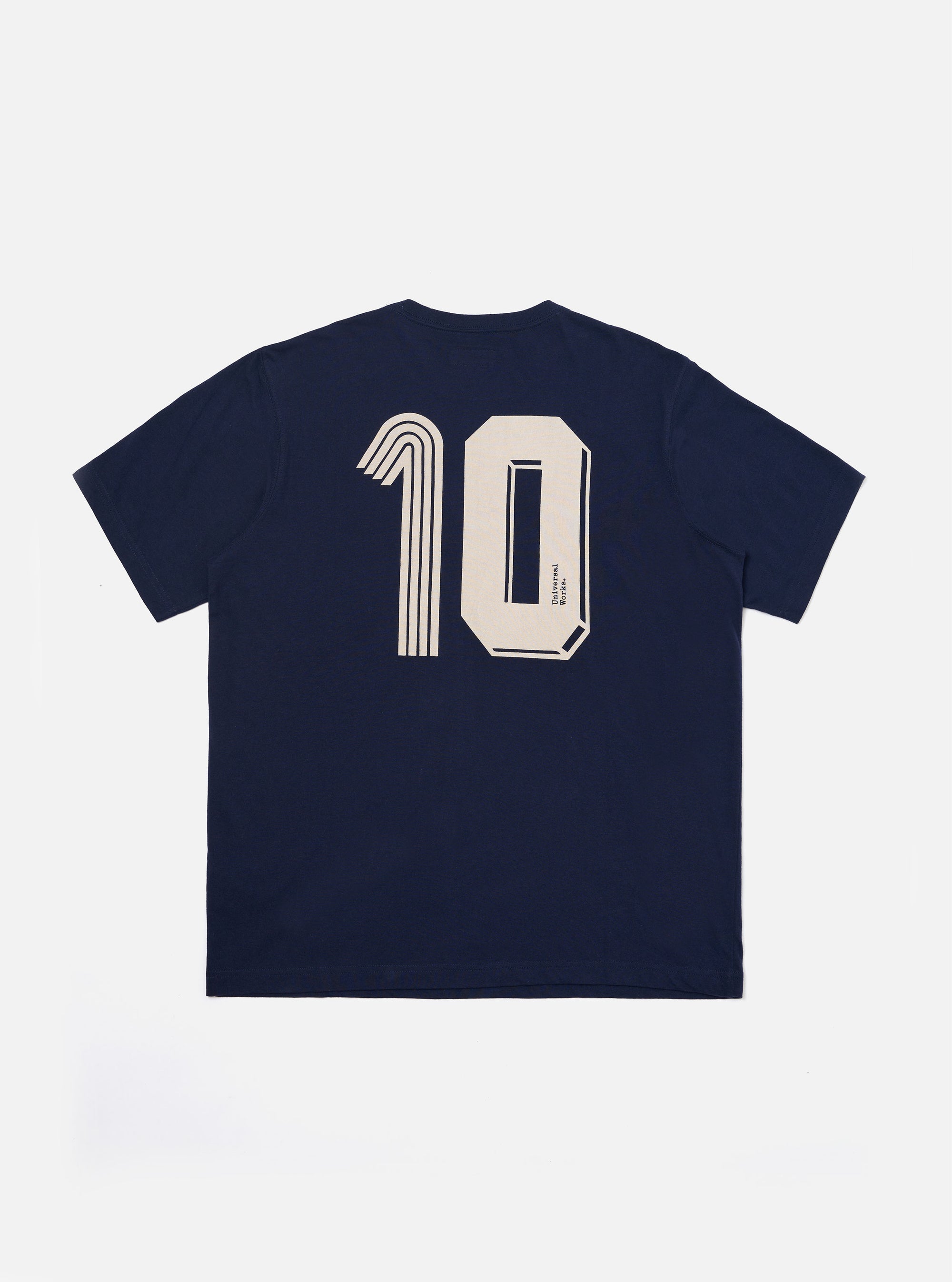 Navy Single Jersey Charity Football Tee