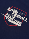 Navy Single Jersey Charity Football Tee
