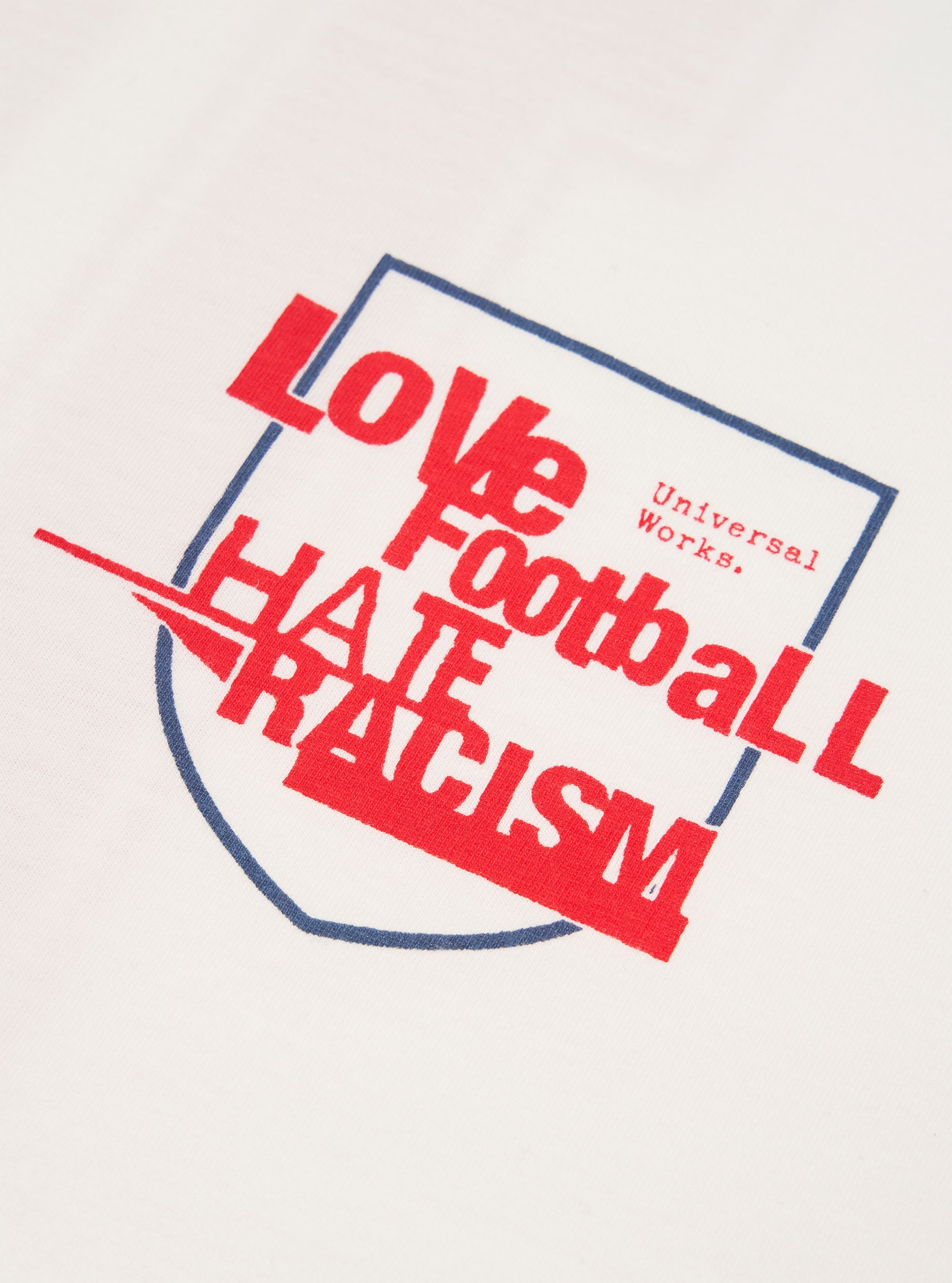 White Single Jersey Charity Football Tee