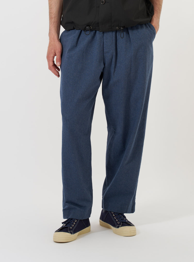 Blue Sintra Recycled Cotton Oxford Pant